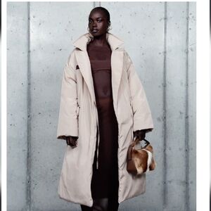 NWT Brandon Blackwood Tailored Puffer Coat Size S